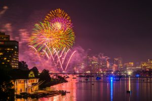 Fourth of July Fireworks in Boston