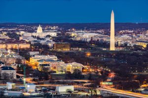 Washington,, D.C. aerial view