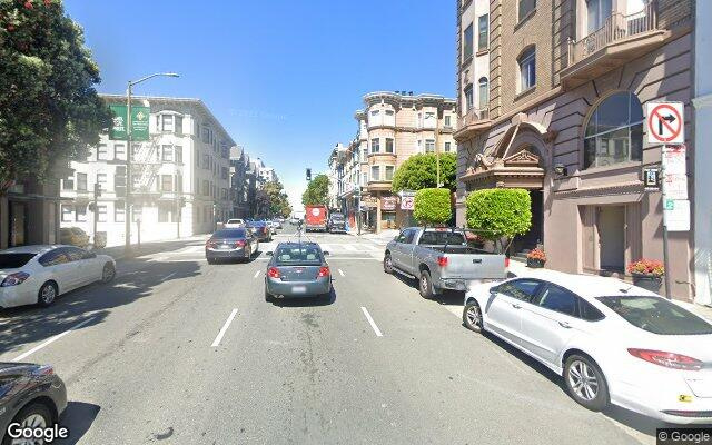  parking on Pine Street in San Francisco