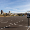 Outdoor lot parking on Mud Island River Park in Memphis