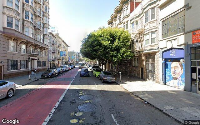  parking on O'farrell Street in San Francisco