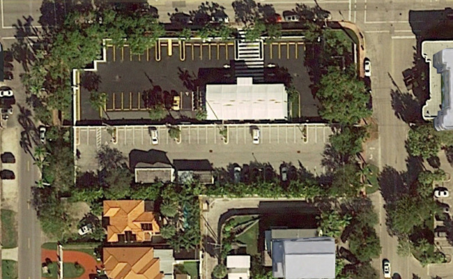 Outdoor lot parking on Michigan Avenue in Miami Beach