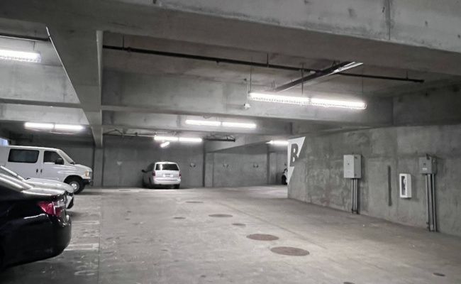 Indoor lot parking on Orangefair Avenue in Fullerton