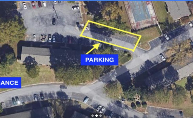 Outdoor lot parking on Riverdale Road in Atlanta