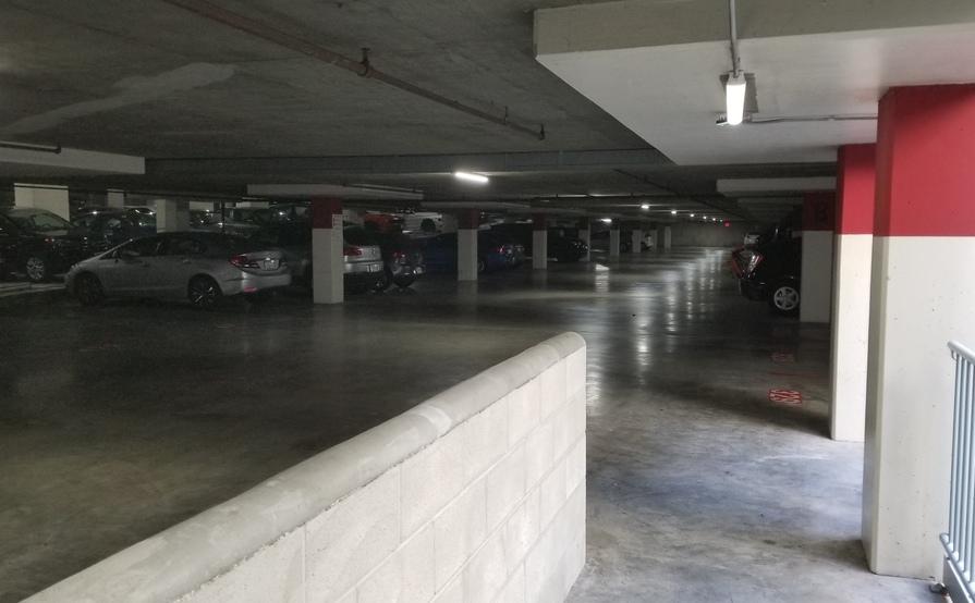 Indoor lot parking on W El Camino Real in Mountain View