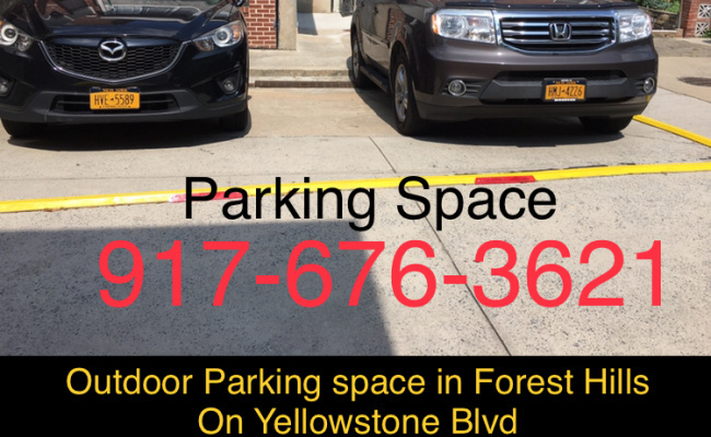 Garage parking on Yellowstone Blvd in Queens