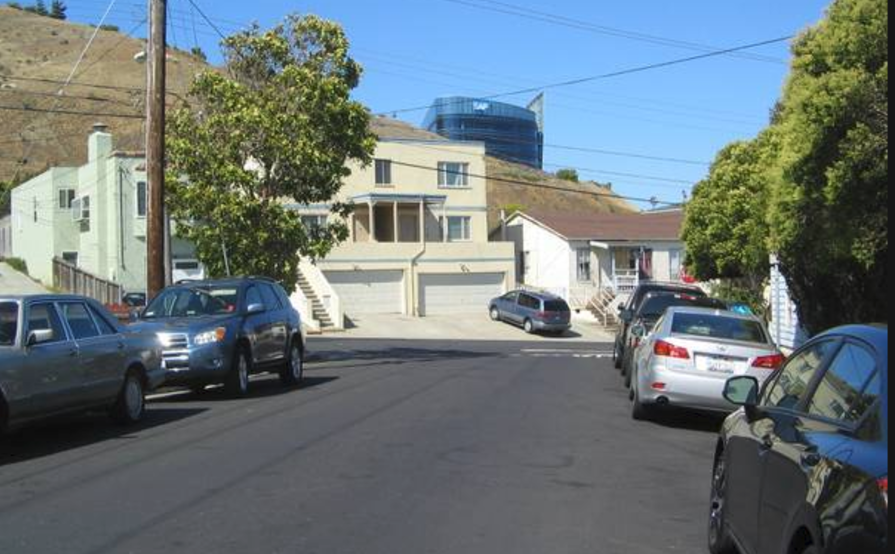  parking on Gardiner Ave in South San Francisco