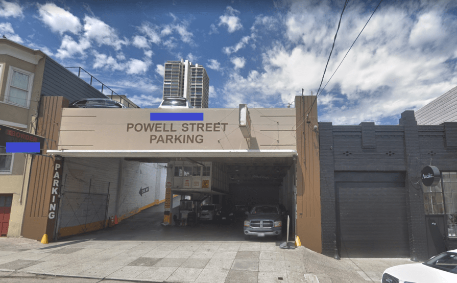  parking on Powell St in San Francisco