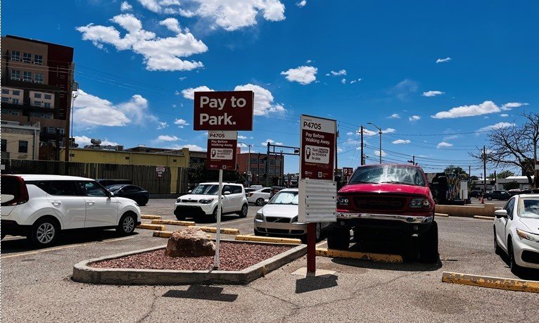  parking on Copper Ave NW in Albuquerque