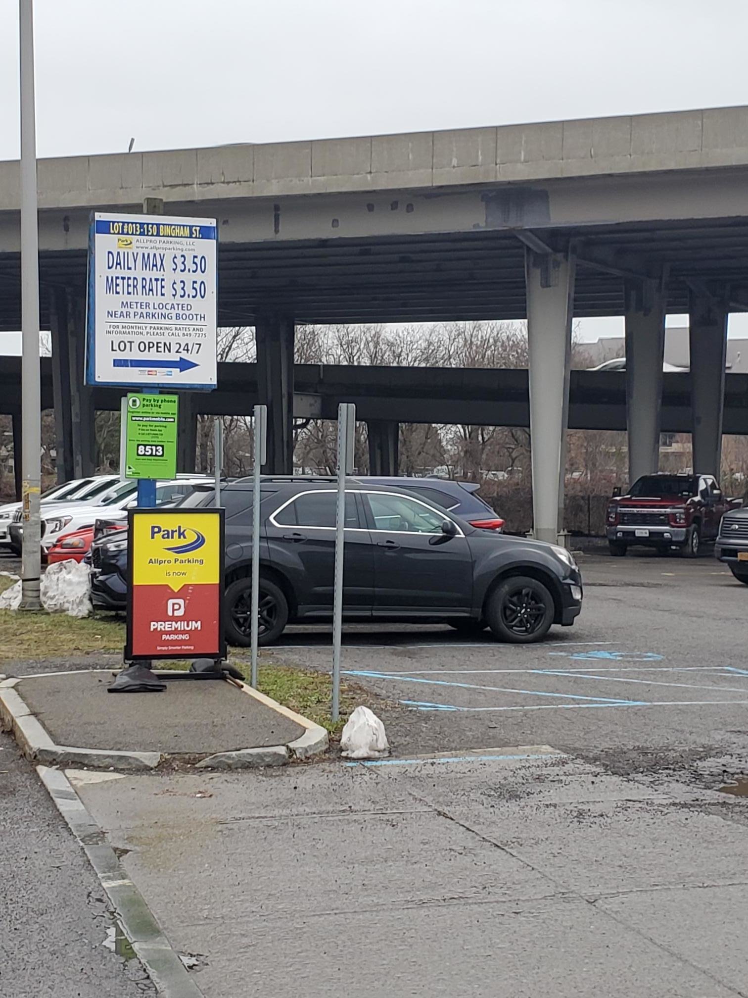  parking on Bingham & Church Streets in Buffalo