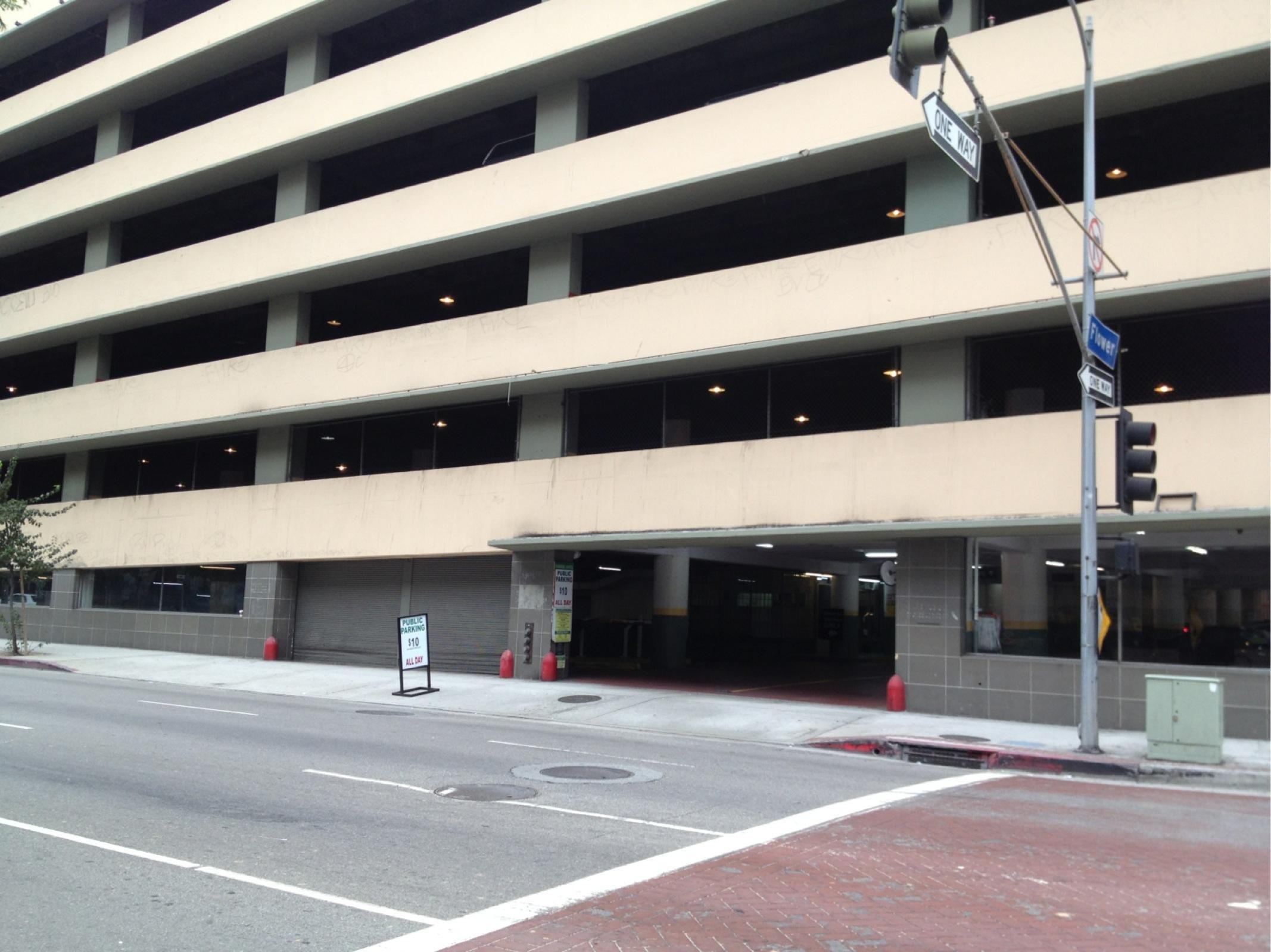  parking on South Flower Street in Los Angeles