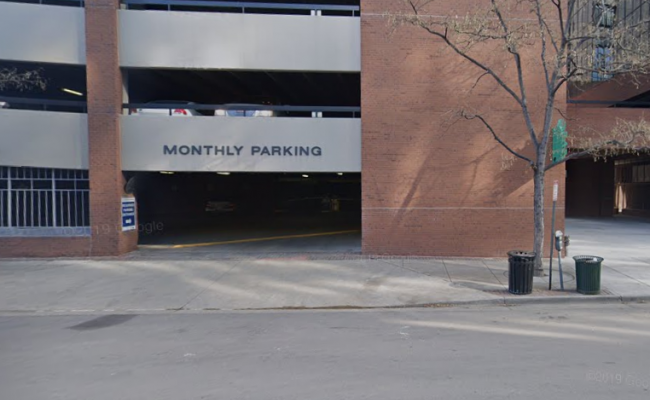 Garage parking on 17th Street in Denver