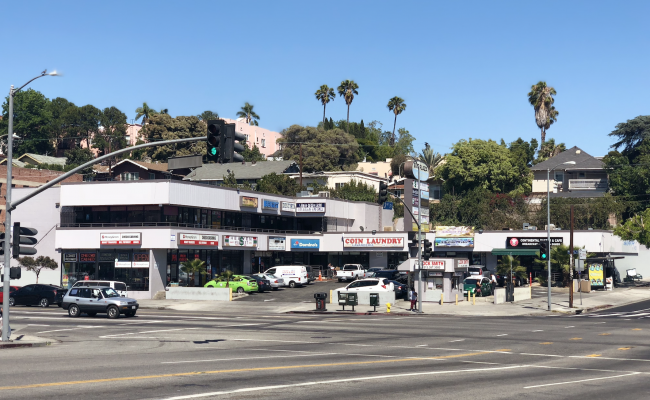 Outdoor lot parking on South Rampart Boulevard in Los Angeles