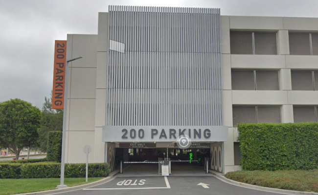 Garage parking on Spectrum Center Drive in Irvine